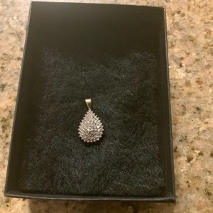14K Gold Diamond Pendant